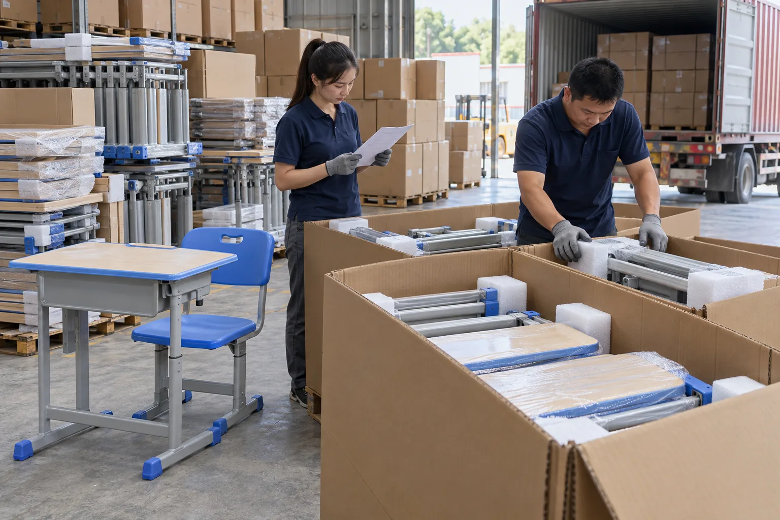 Packaging and Delivery Questions for School Furniture Orders