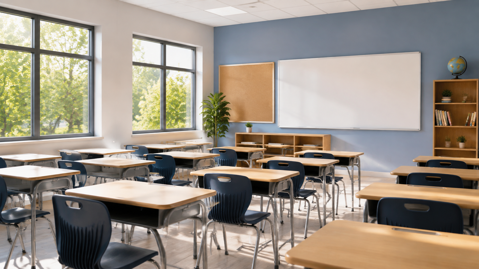 Senxiang school furniture classroom project scene